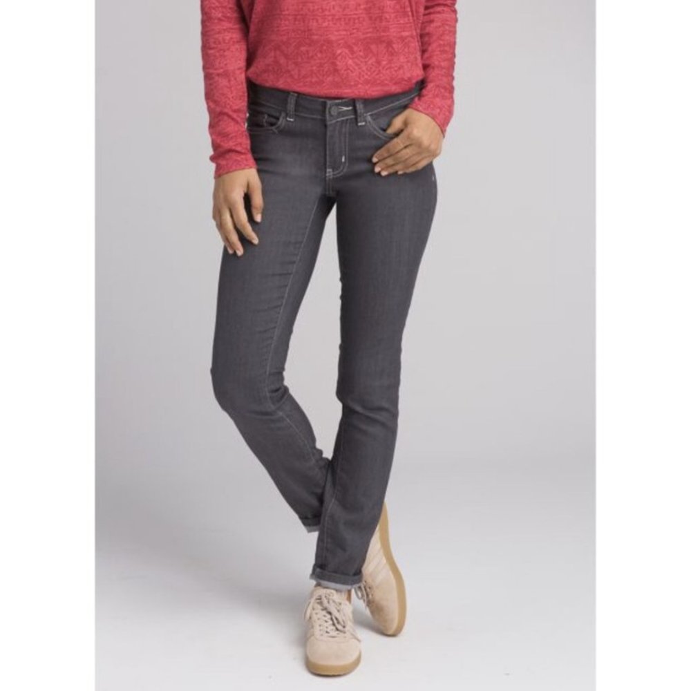 Prana Kara Skinny Jeans-Gray-Sz 2